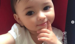 混血儿宝宝可爱照片,可爱瞬间定格时光