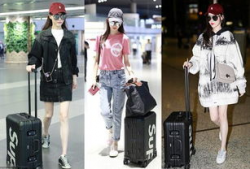 明星行李箱里装什么,奢华与实用的完美融合