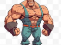 肌肉男漫画图片,力量与勇气的视觉盛宴