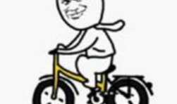 表情包骑单车,骑出快乐，传递正能量